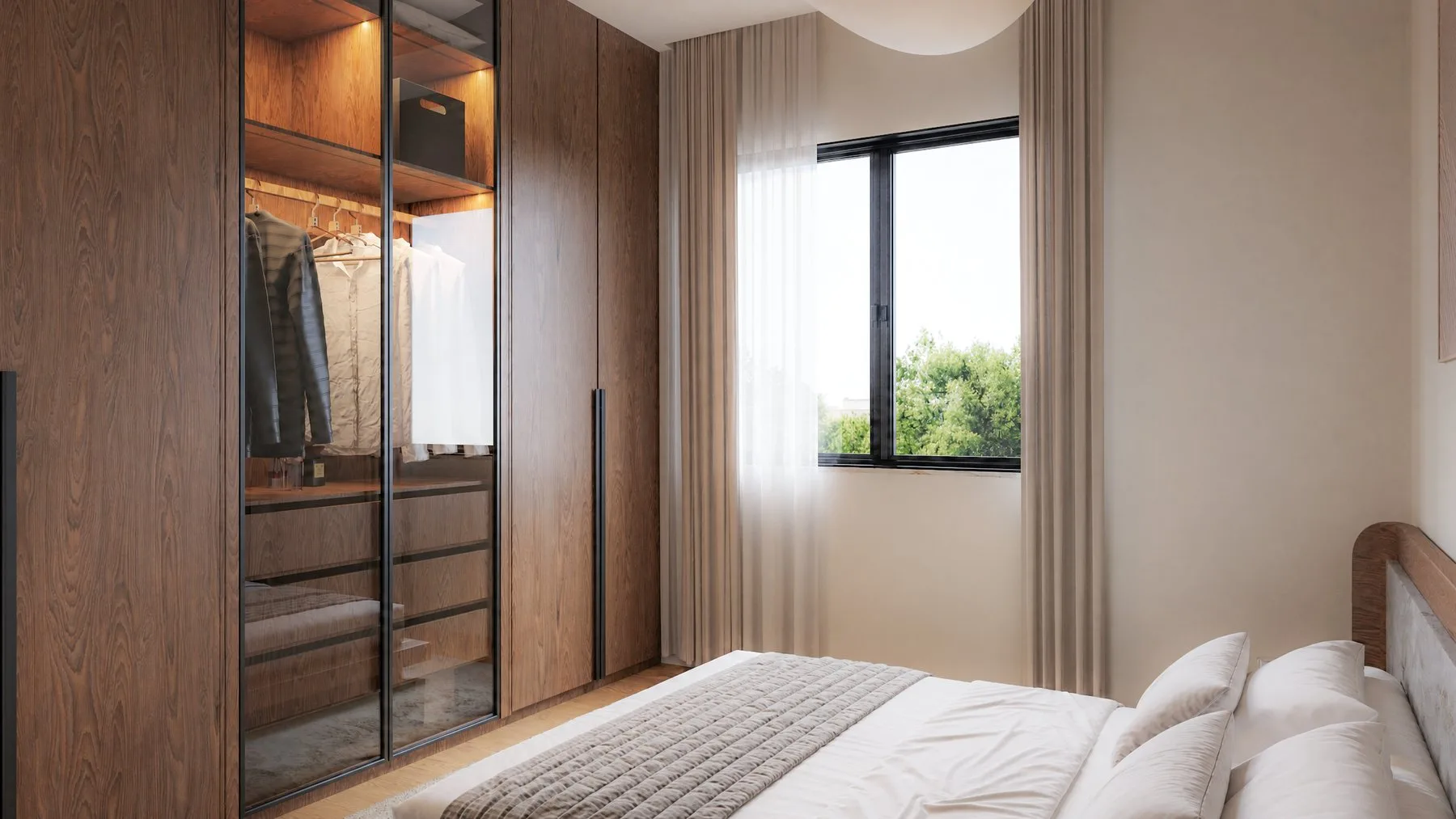 K'SABA İskele villa ebeveyn odası