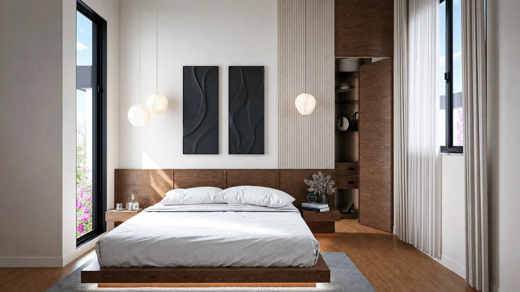 K'SABA İskele villa yatak odası