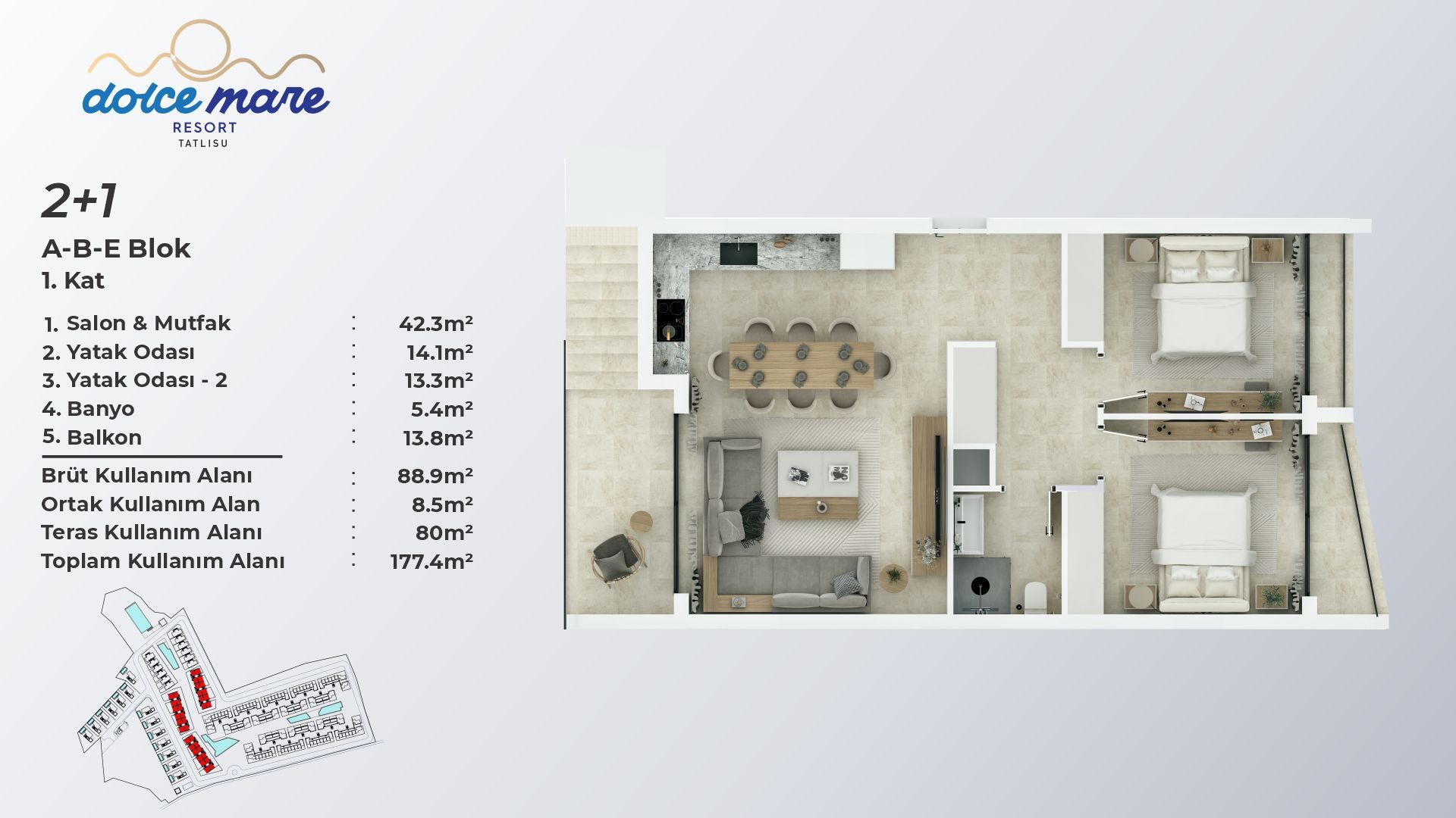 2 Bedroom - First Floor - frontend.project_detail.floor_plan