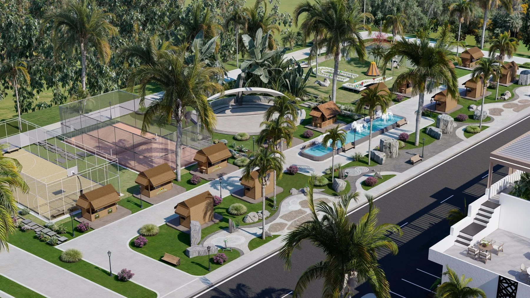 Lagoon Verde spor ve sosyal alanlar