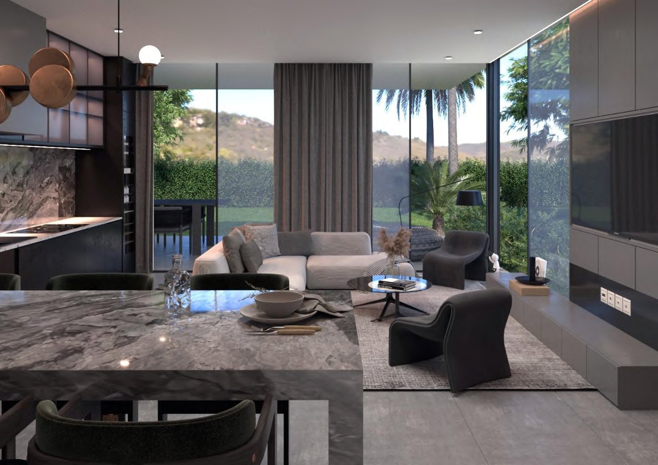 Esentepe Exclusive - Salon ve yemek alanı