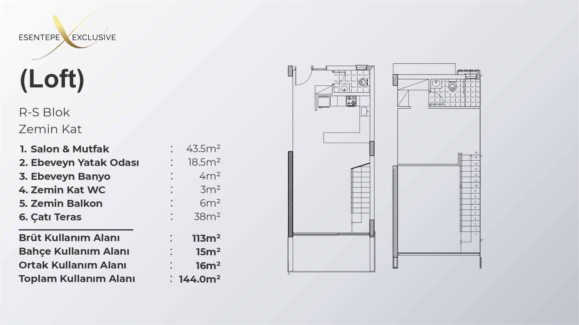 Esentepe Exclusive Loft - frontend.project_detail.floor_plan