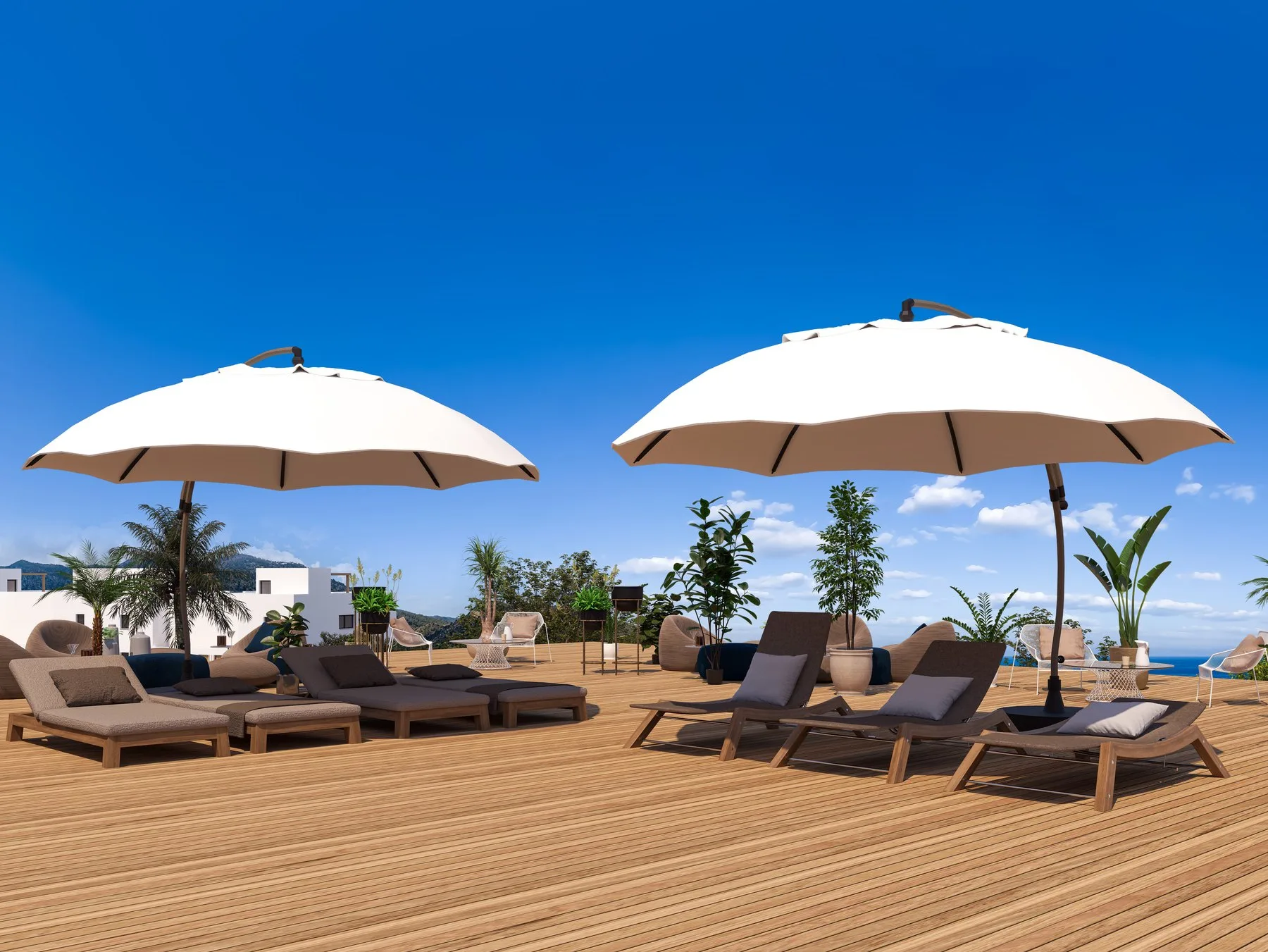 Habitat Premium rooftop yaşam alanı