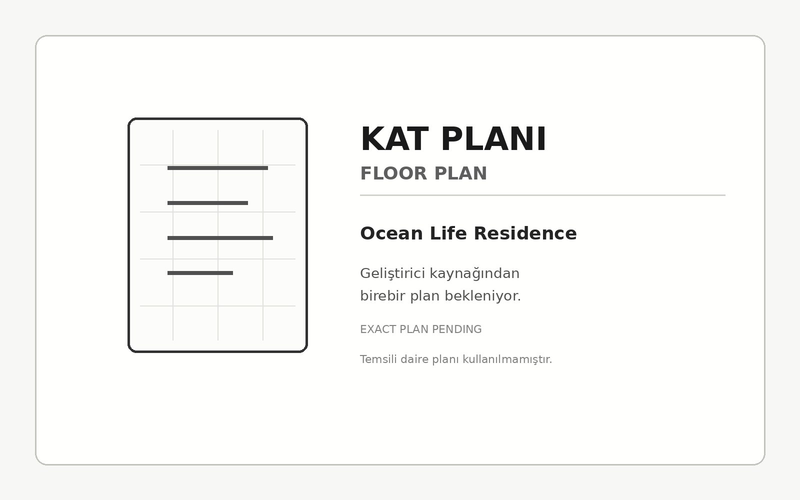 Ocean Life 1+1 Residence - frontend.project_detail.floor_plan