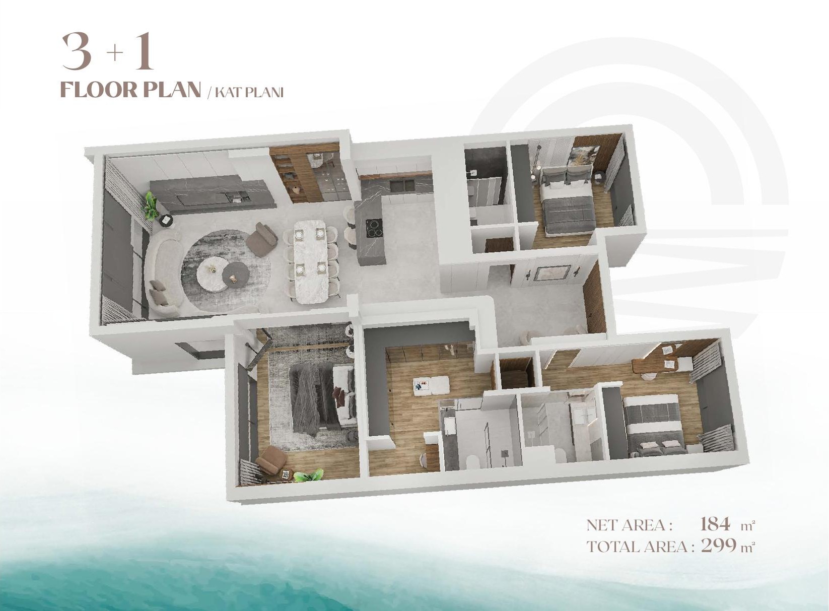 3-Bedroom Luxury Villa - frontend.project_detail.floor_plan