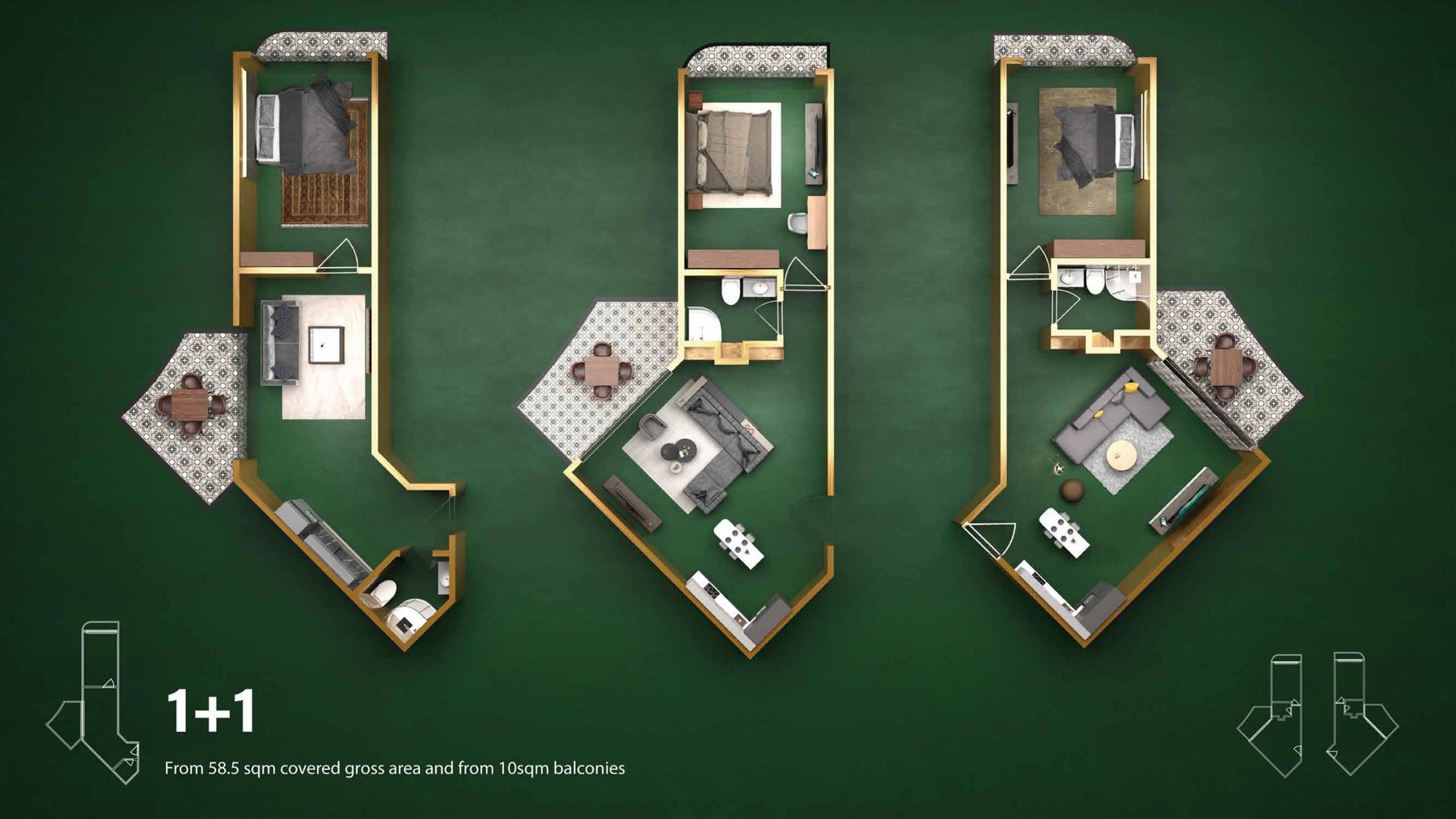1 Bedroom - frontend.project_detail.floor_plan