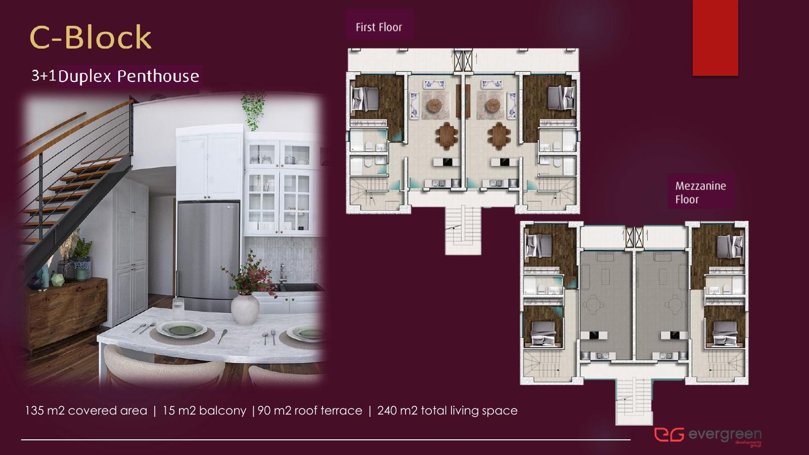 Habitat 3+1 Duplex Penthouse - frontend.project_detail.floor_plan