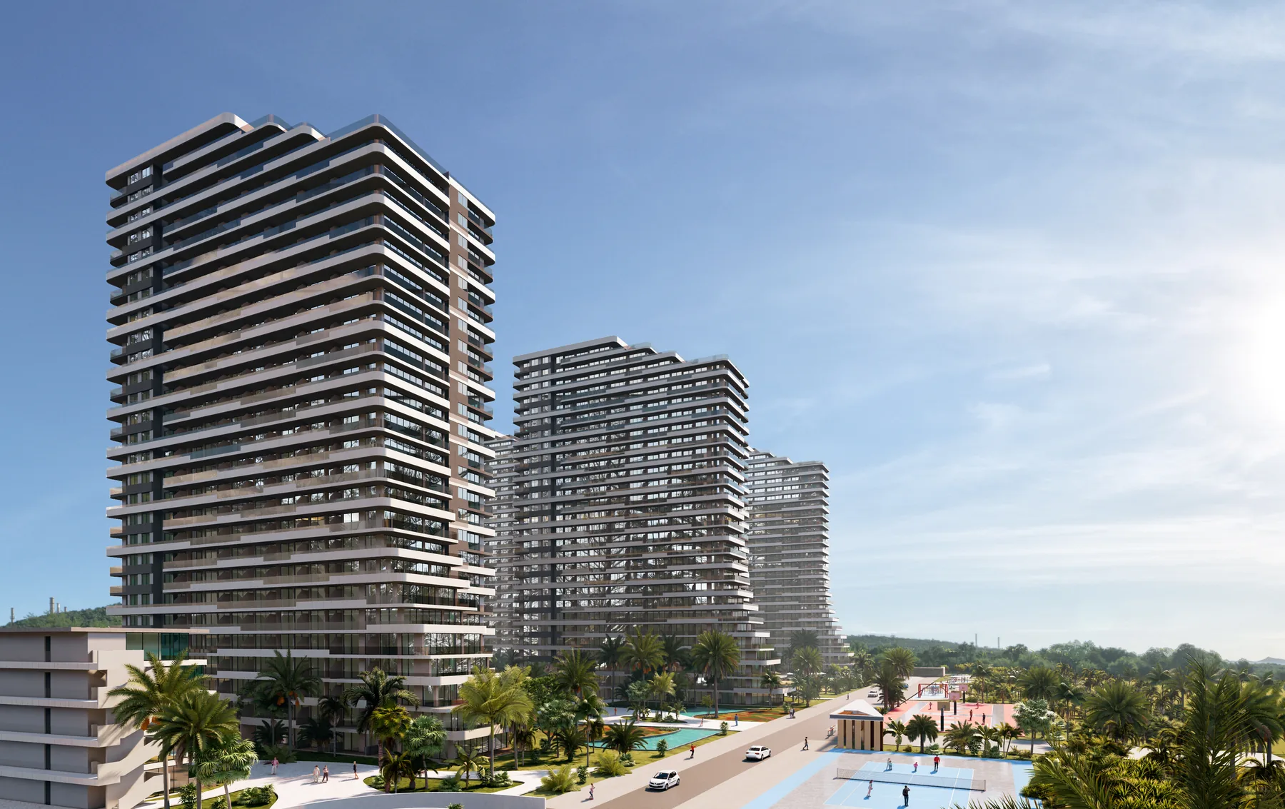 Grand Sapphire Blu tower exterior