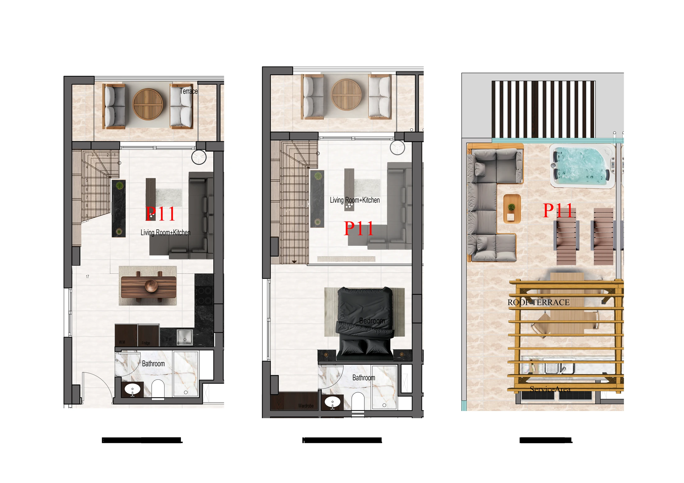 Habitat Premium 1+1 Duplex Penthouse - frontend.project_detail.floor_plan