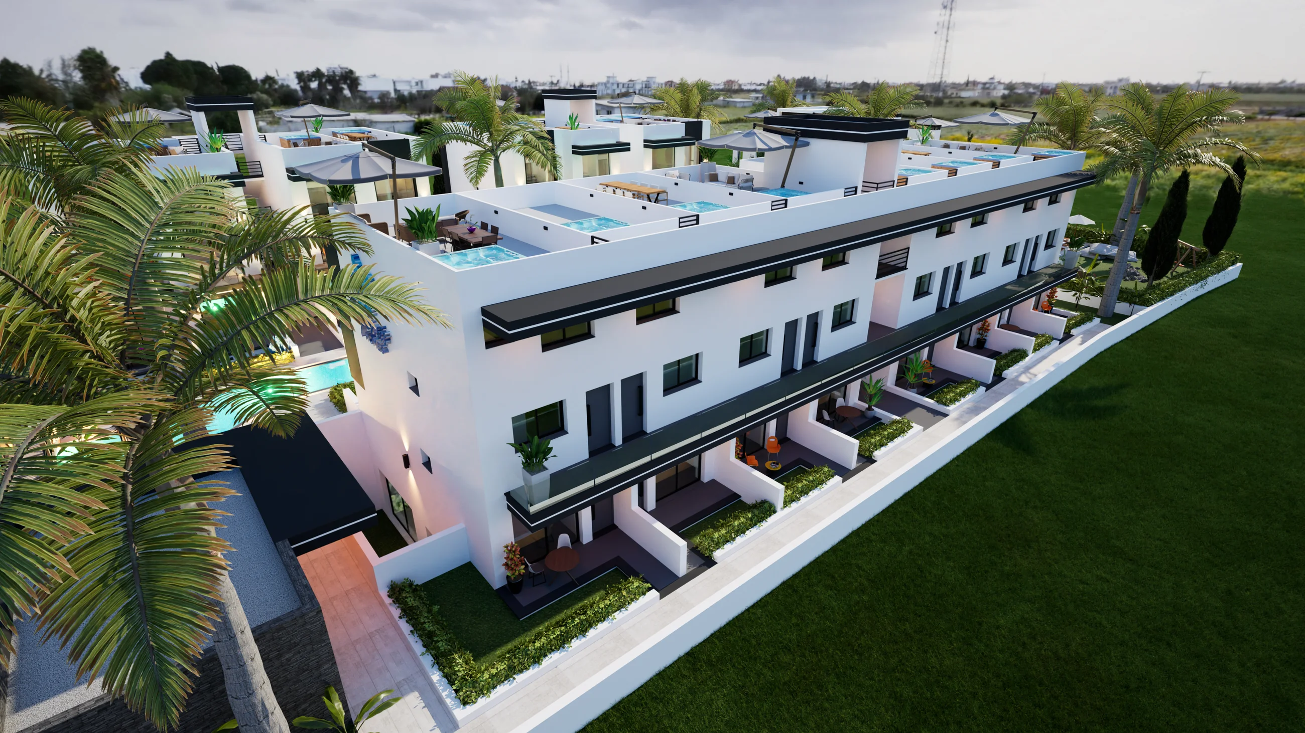 Capensis Homes modern konut blokları dış görünüm