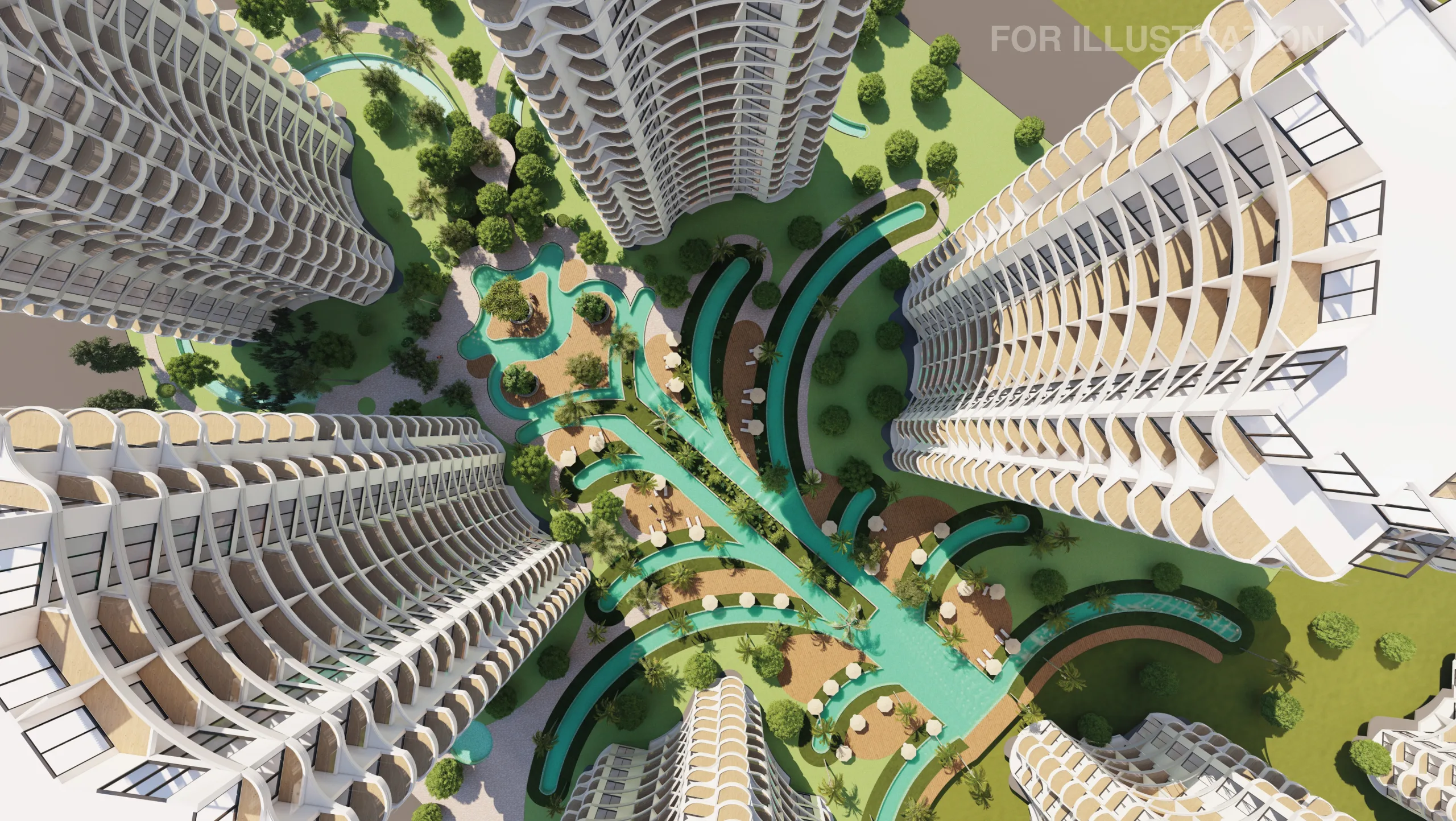 Caesar Palm Jumeirah - Havadan Görünüm